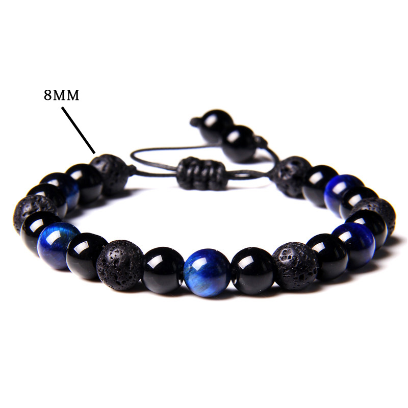 blue tiger eye volcanic stone