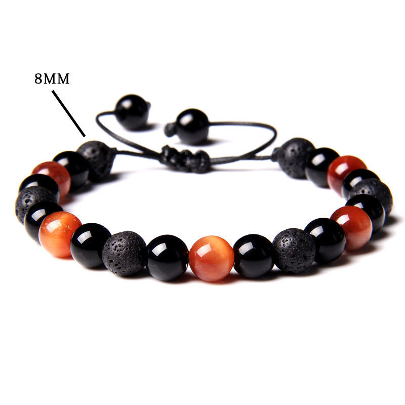 Sun Tiger eye volcanic stone