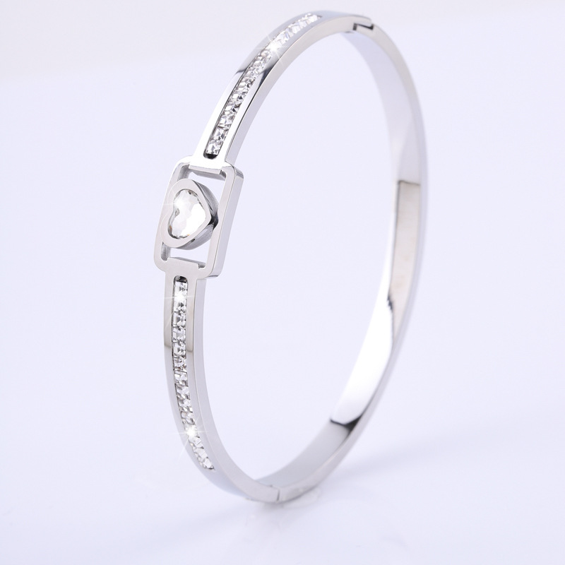 silver white diamond love