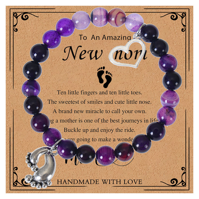 Purple Agate Bracelet