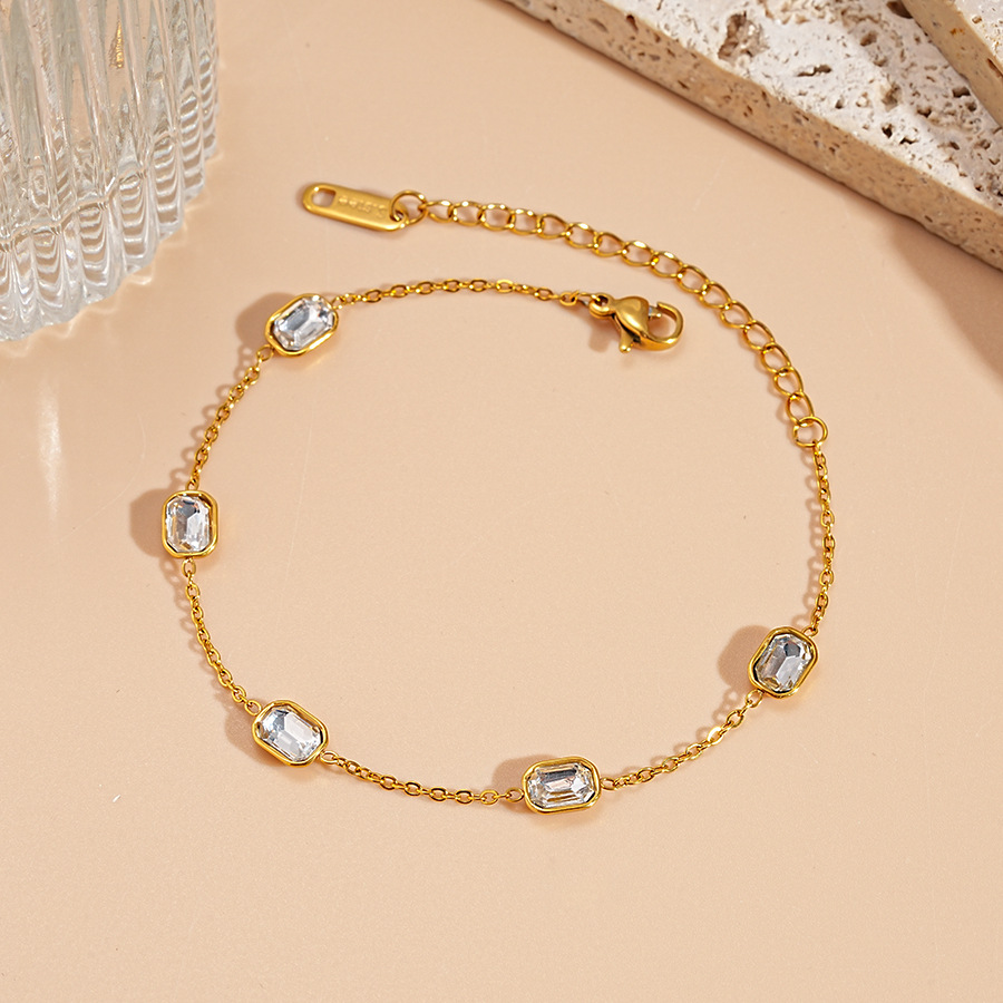 Bracelet-gold square