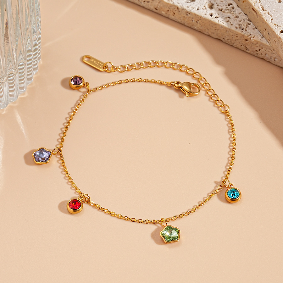 Bracelet - colorful flowers