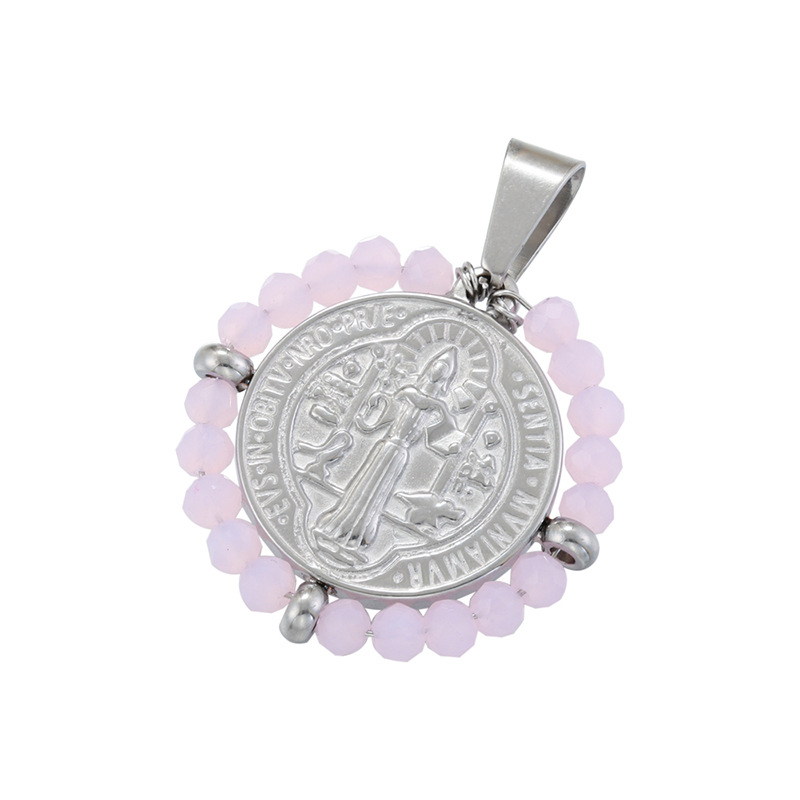 Platinum light pink crystal