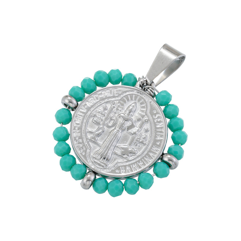 White Gold Green Crystal