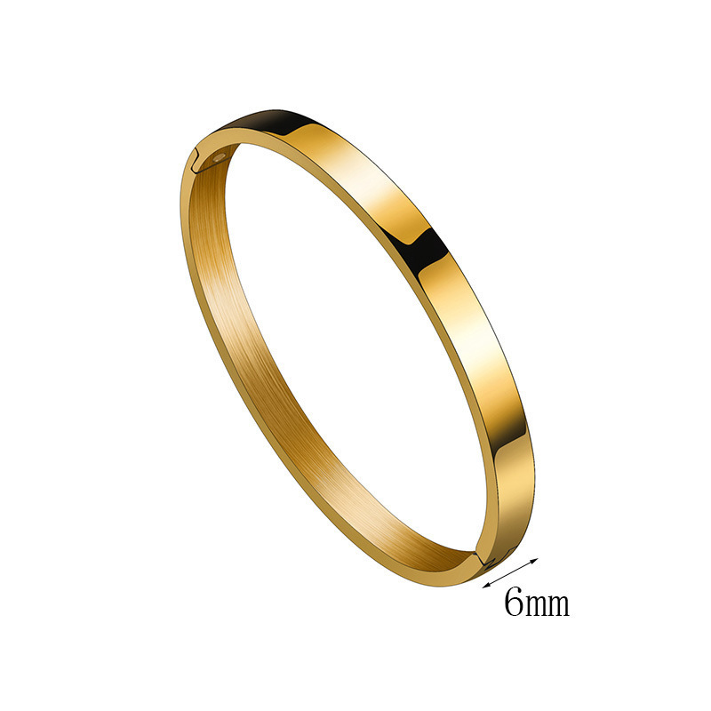 6mm wide gold