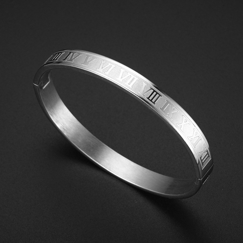 Roman numerals silver