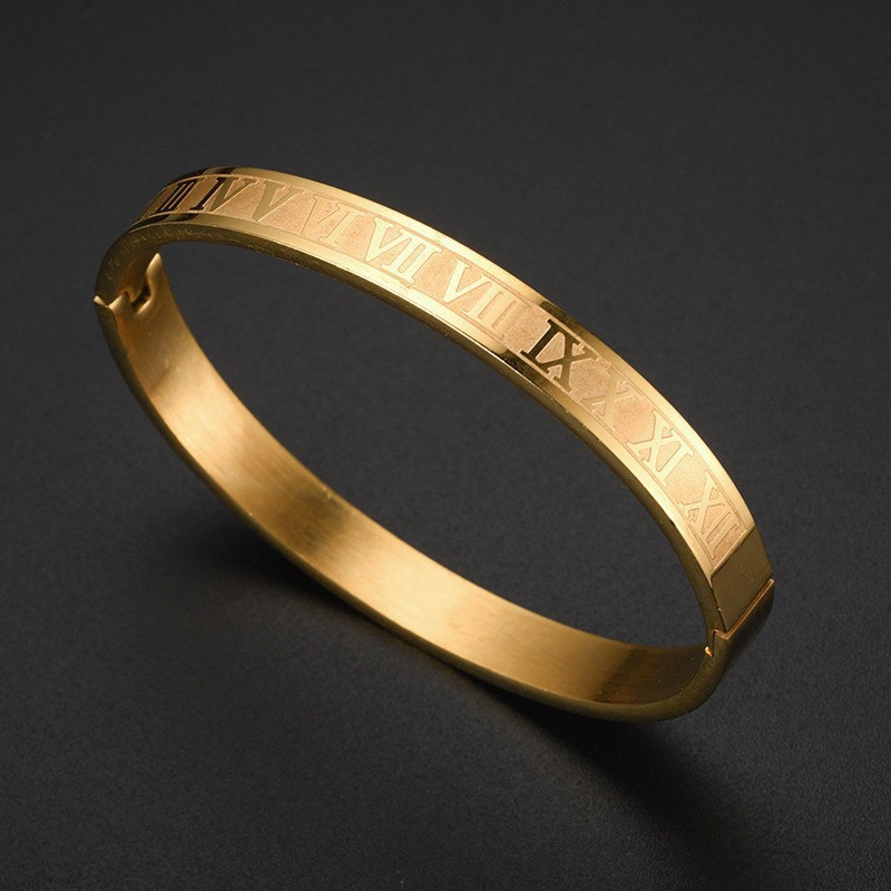 Roman numerals gold