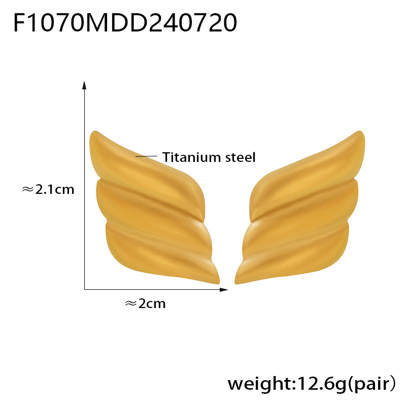 F1070-gold earrings