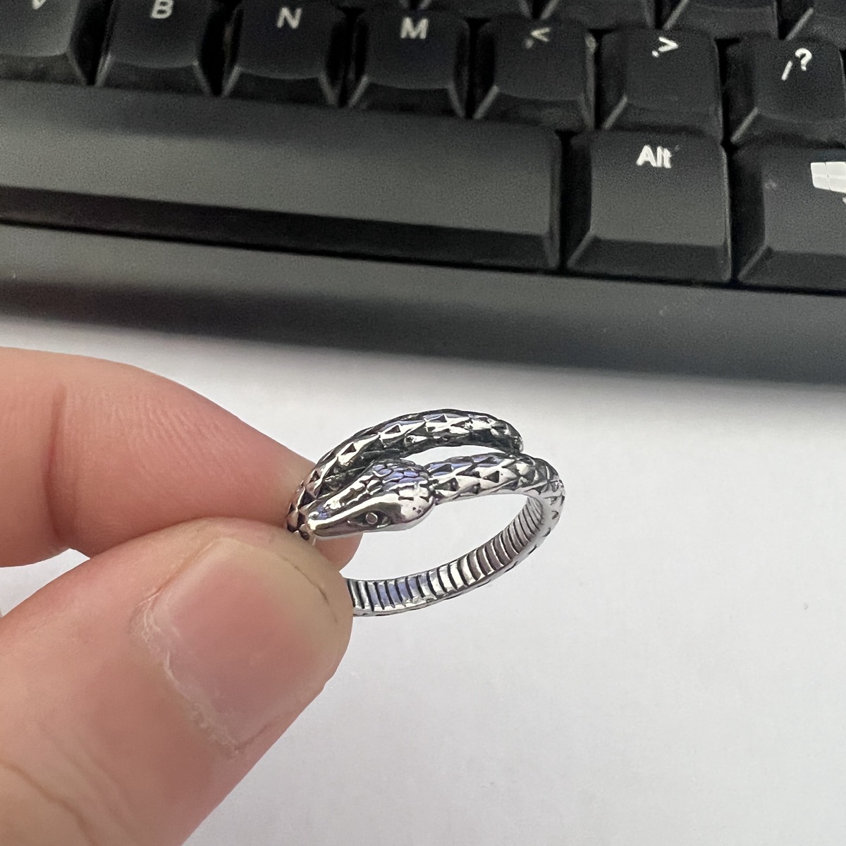 New snake ring