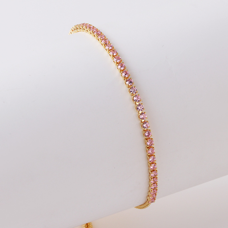 Pink zirconium gold