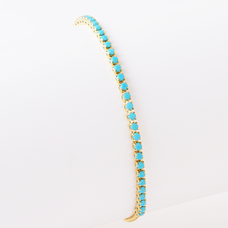 Blue Turquoise gold