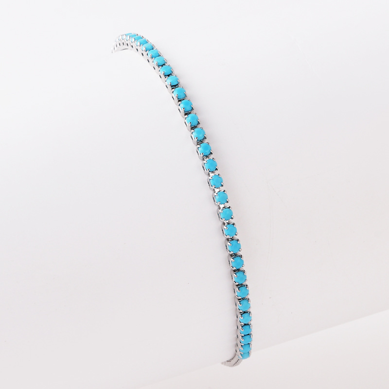 Blue Turquoise Platinum