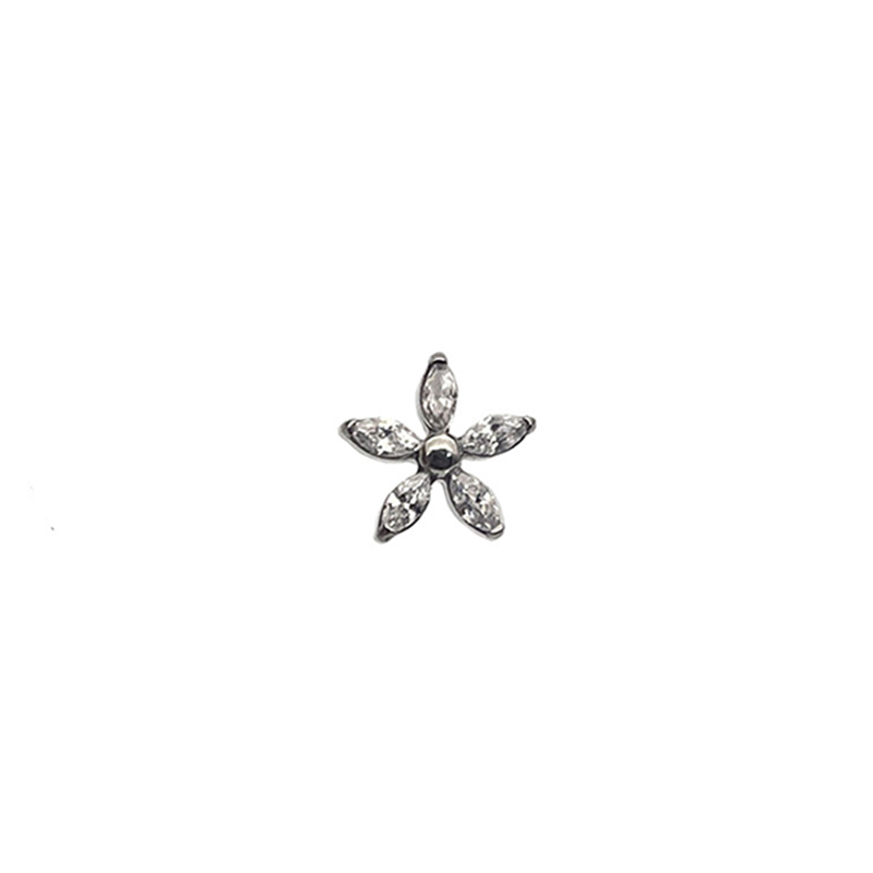 White zirconium five petals (tooth 0.9mm)