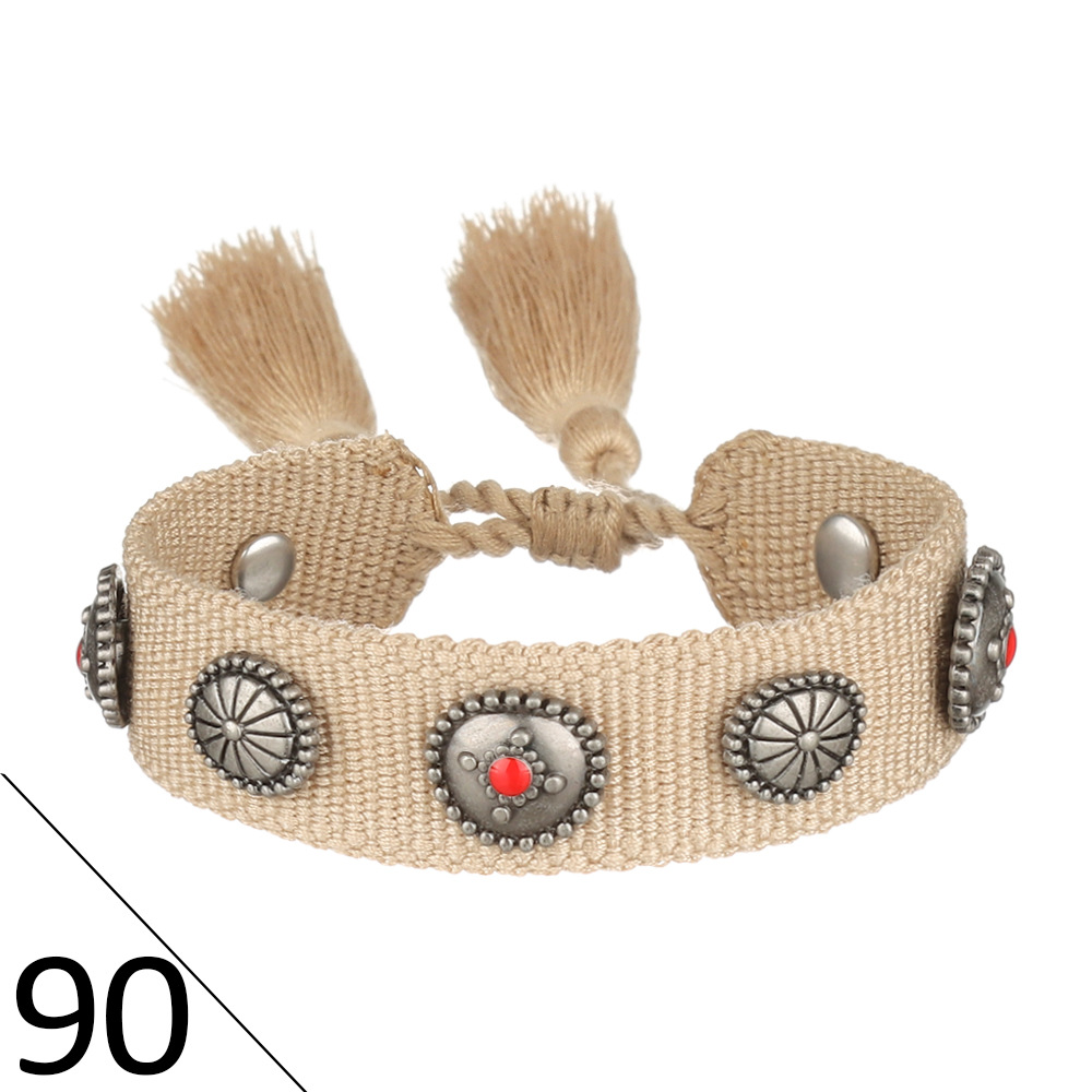 (D word) metal nail bracelet 90