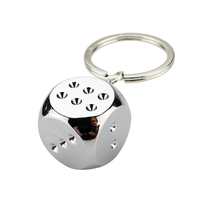 X-103 Dice Keychain