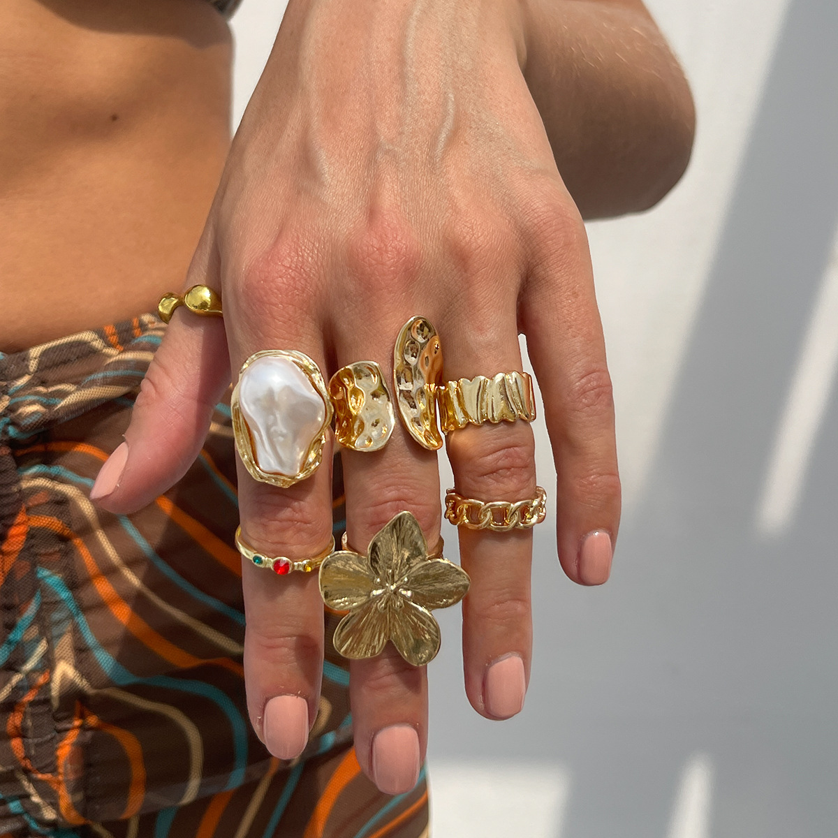 06 light gold seven-piece set 6137