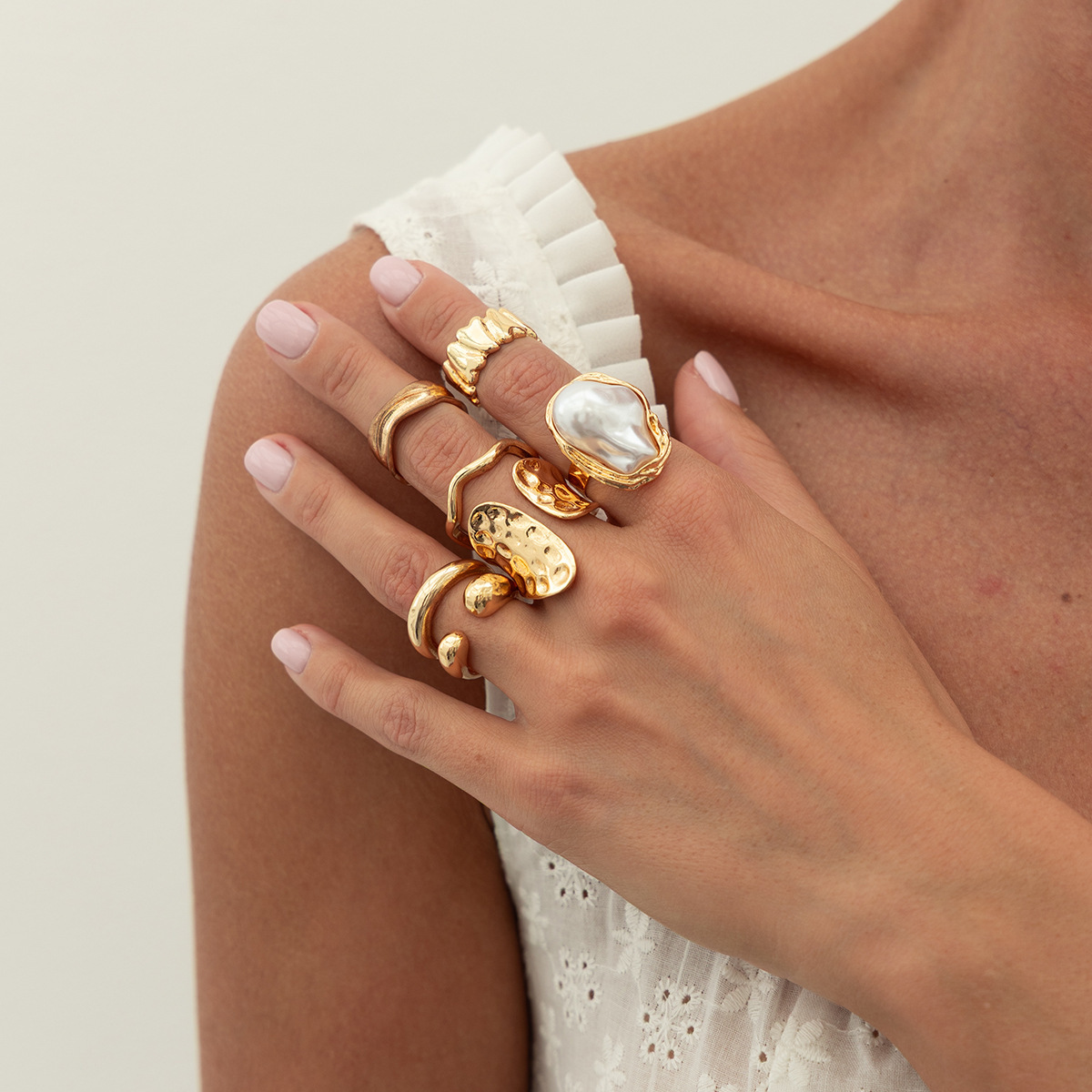 01 light gold 7-piece set 6198
