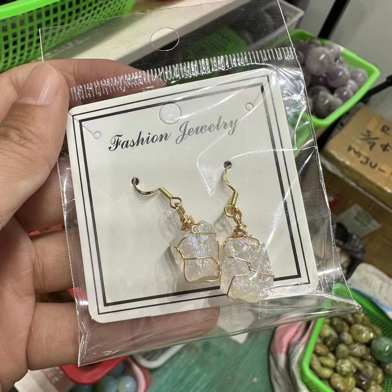 Electroplated white crystal