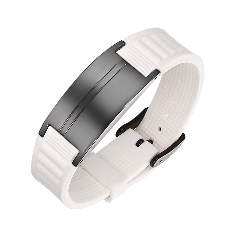 Black white strap bread magnetic