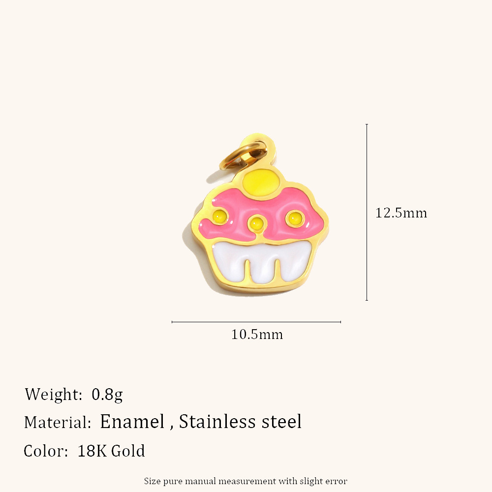 Mushroom pendant-gold