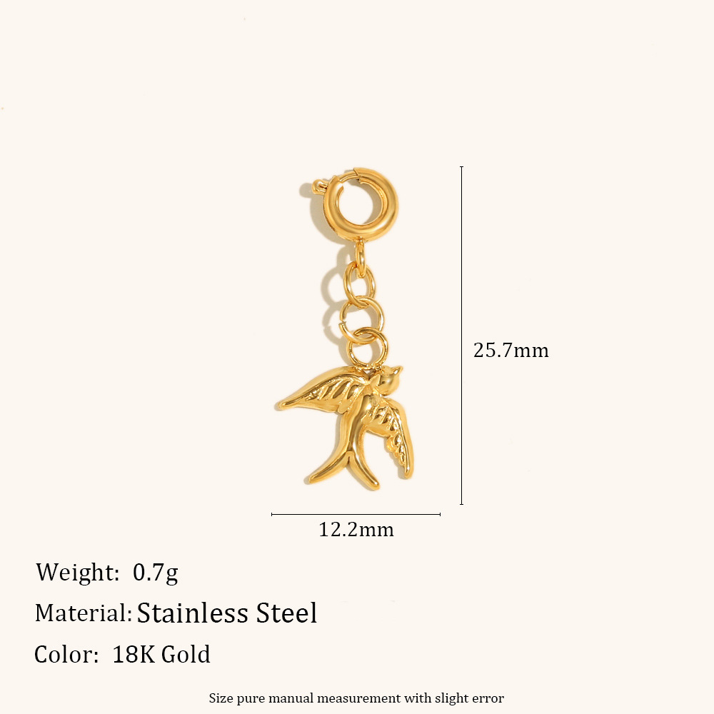 Swallow pendant-gold