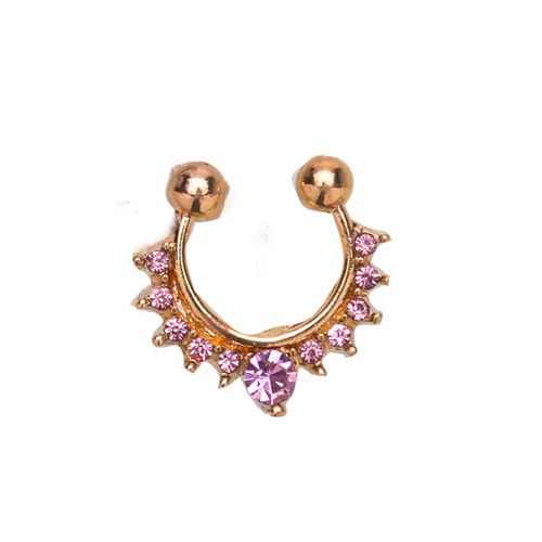 Gold pink diamond