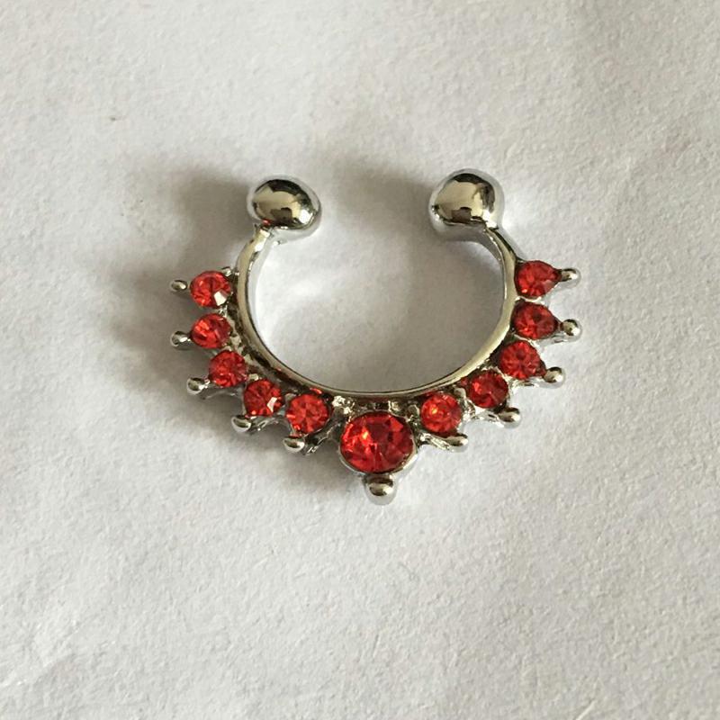 Silver Big Red Diamond