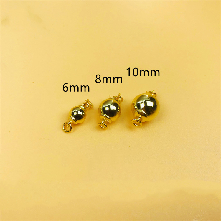 Glow Bead Button Small 6mm