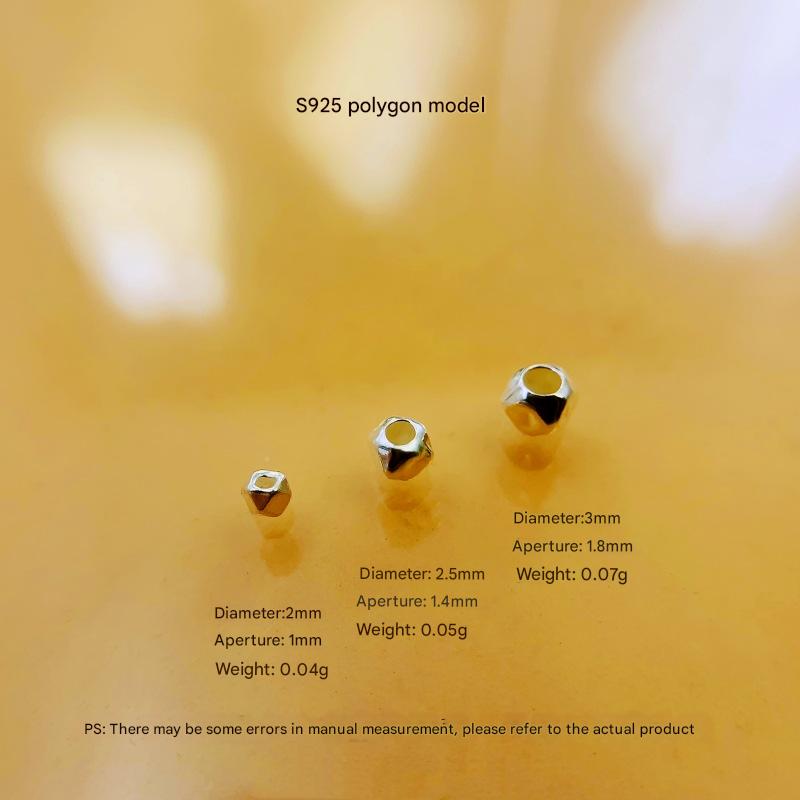 polygonal silver 3mm