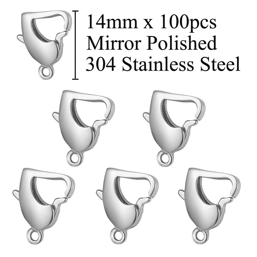 14mm mirror polished steel color