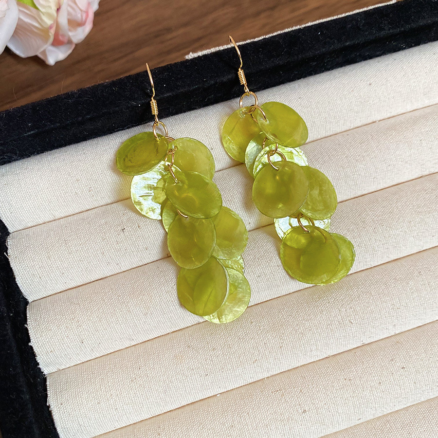 10 ear hooks--green