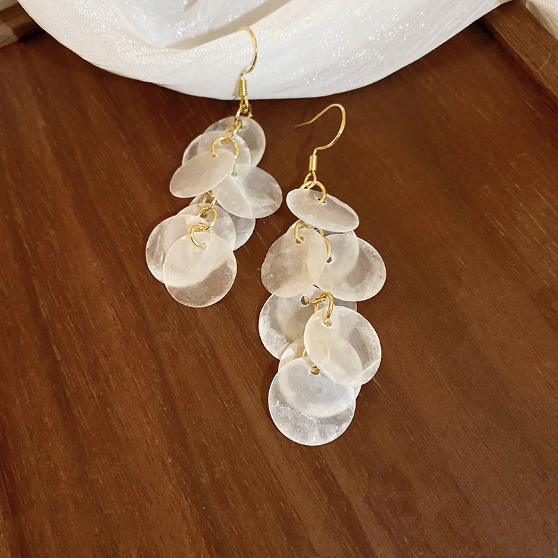 25#Ear hook-gold-white