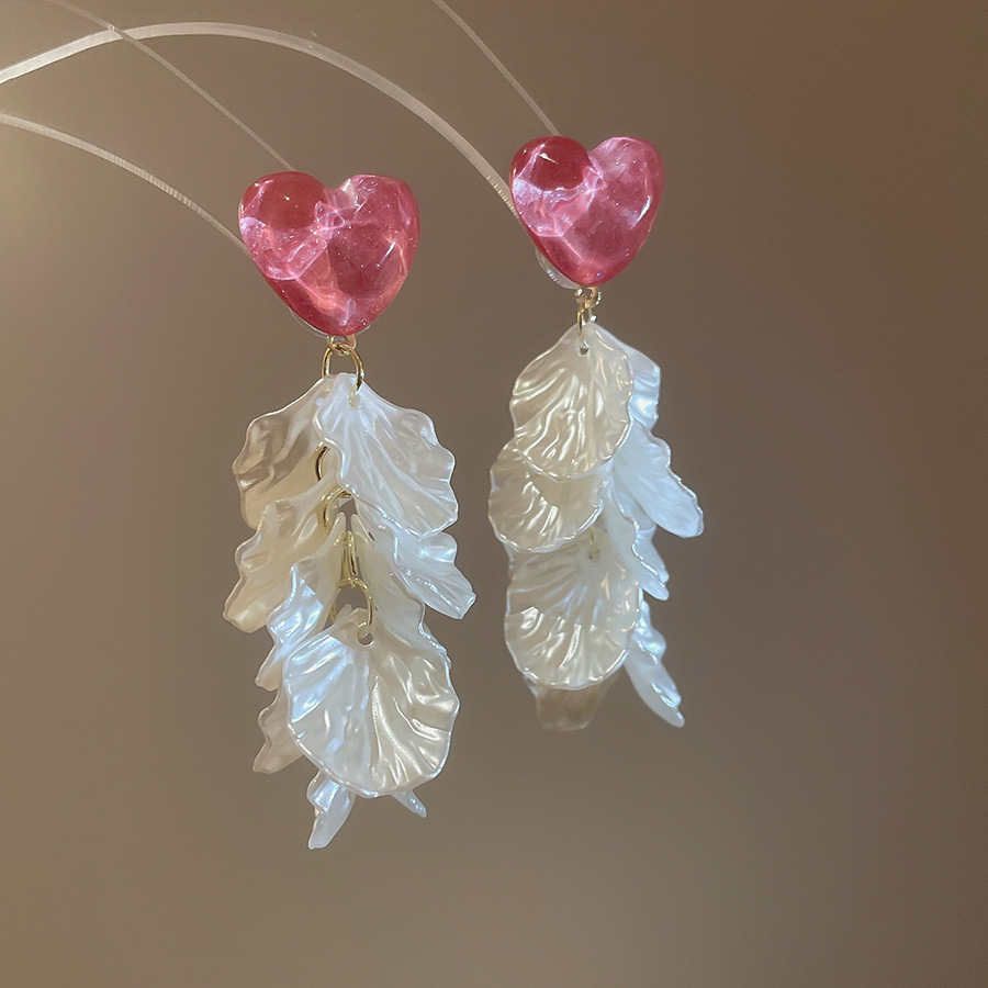 29#Silver needle-pink-white