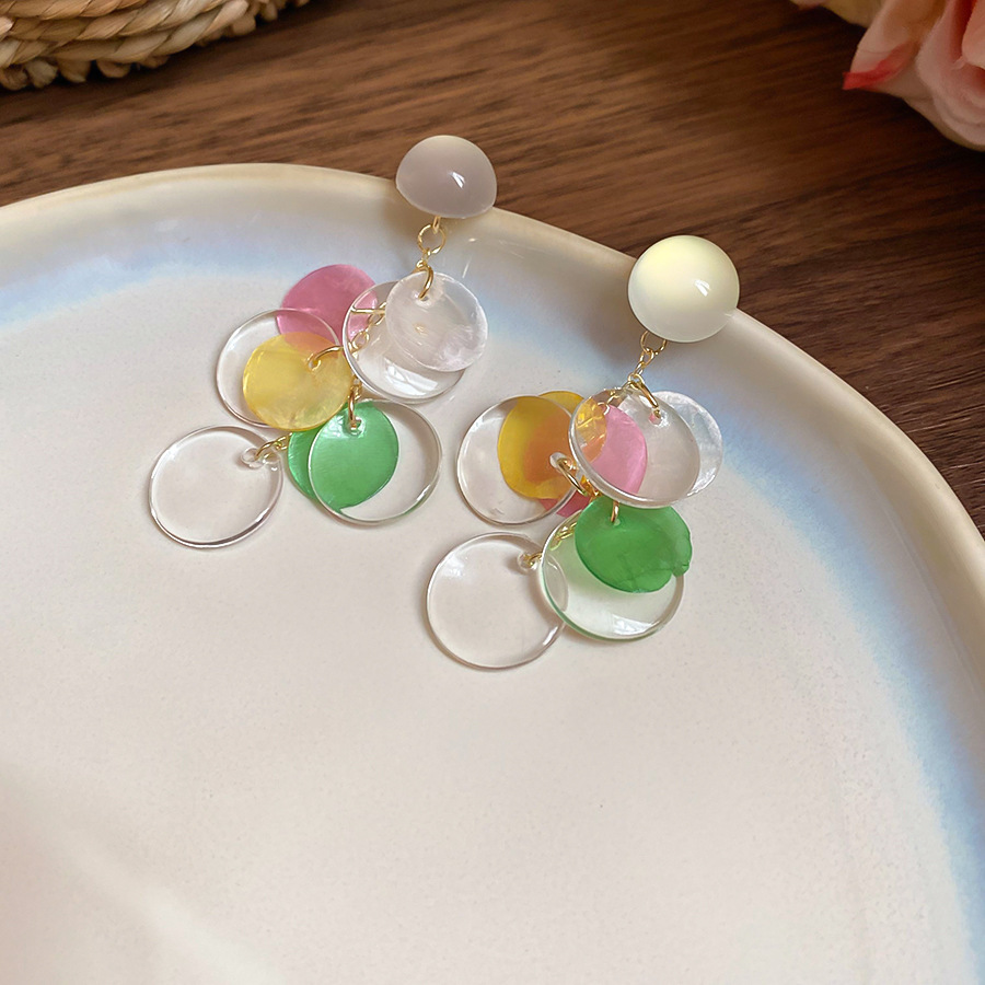 36#Silver needle-white-yellow-pink