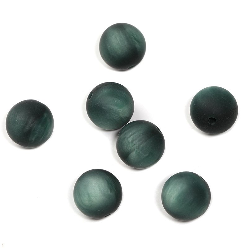 Frosted dark green