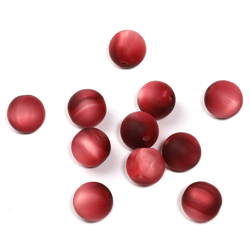 Frosted crimson
