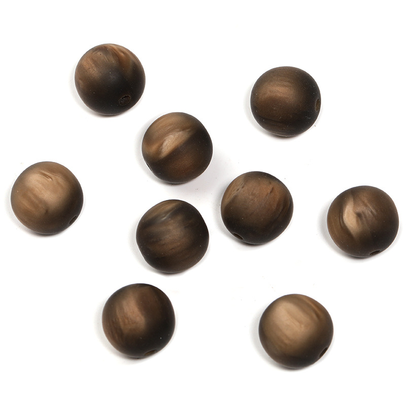 Frosted dark brown