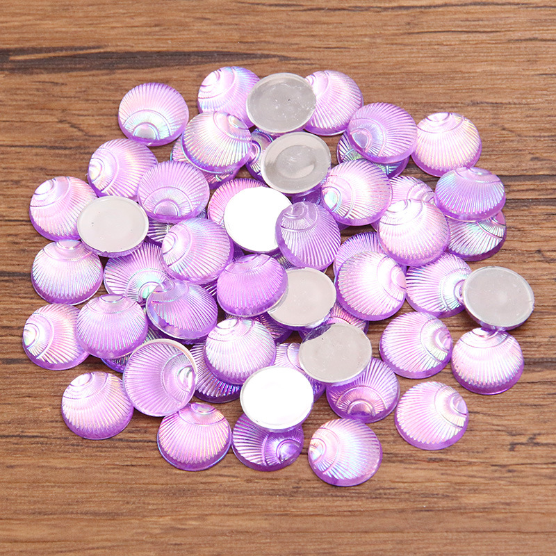 Purple round 10mm 0.1g