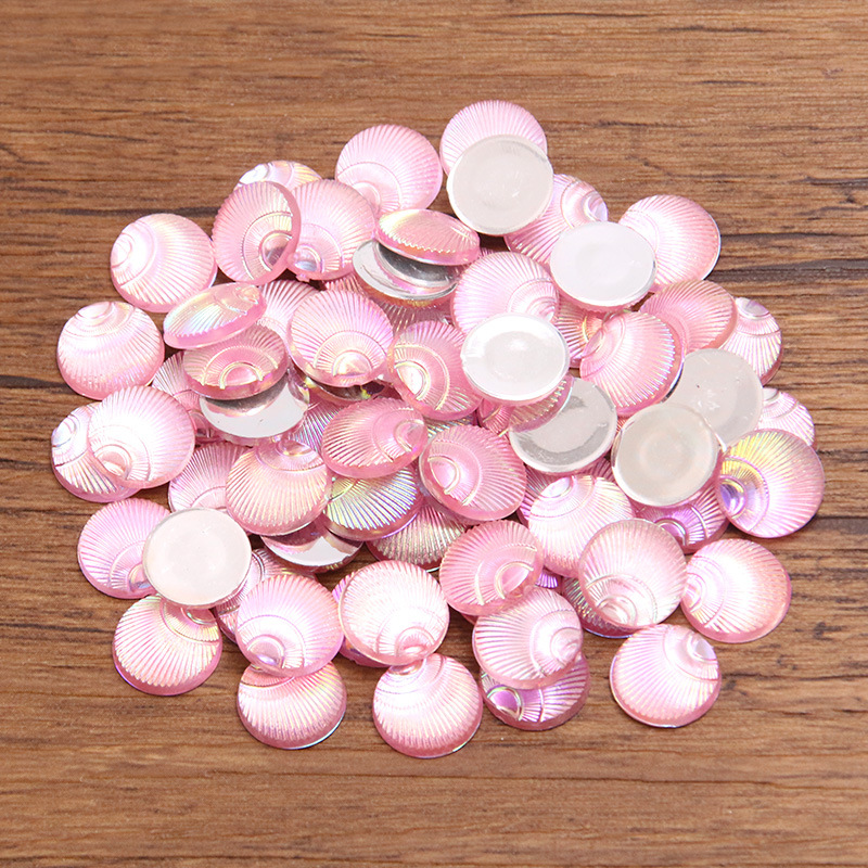 Pink round 10mm 0.1g