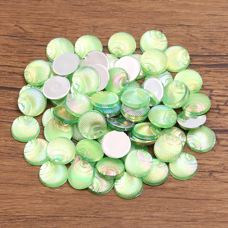 Green round 10mm 0.1g