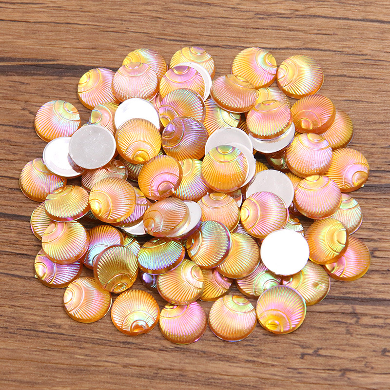 Yellow round 10mm 0.1g
