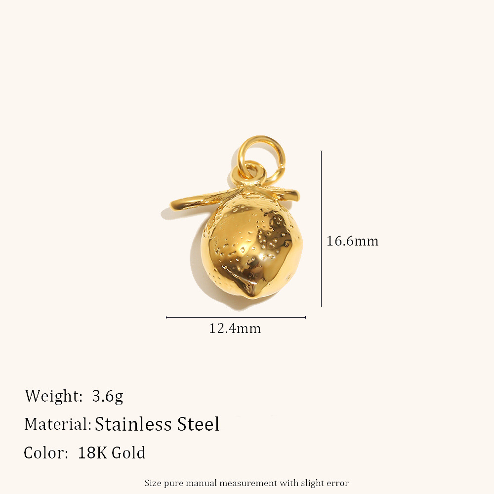 Lemon pendant-gold