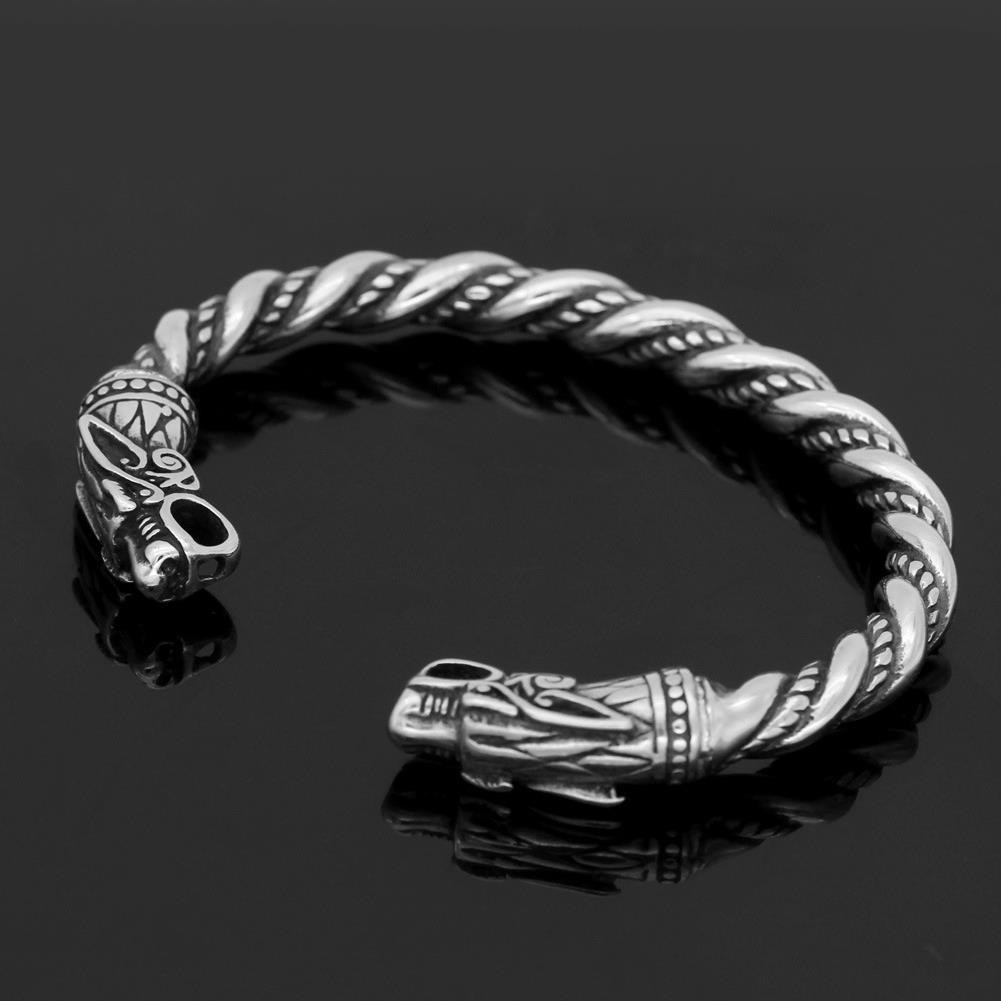 Double Dragon head bracelet