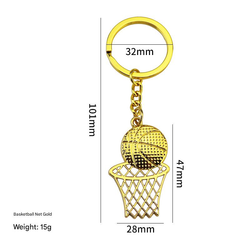 X-1224 basketball net-gold