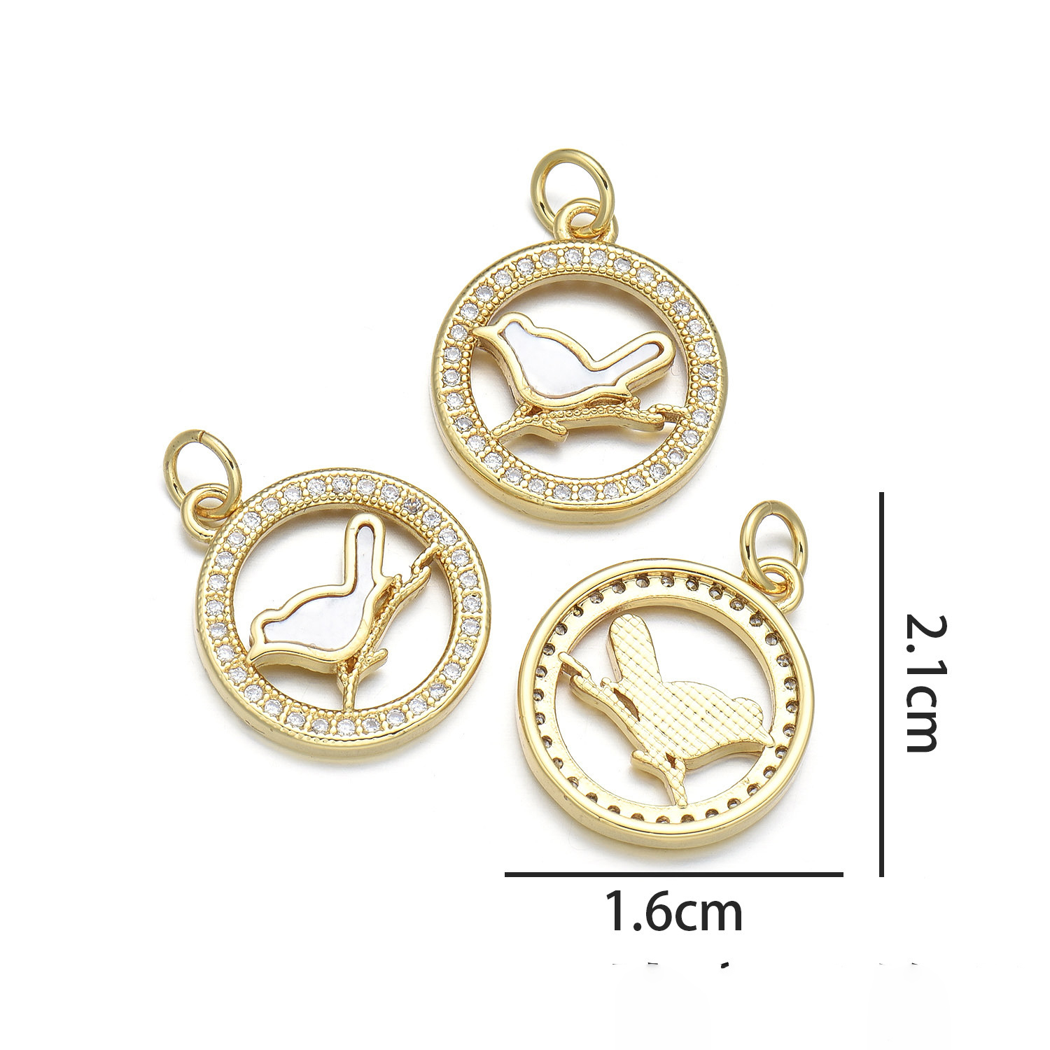 Bird Pendant (natural shell)