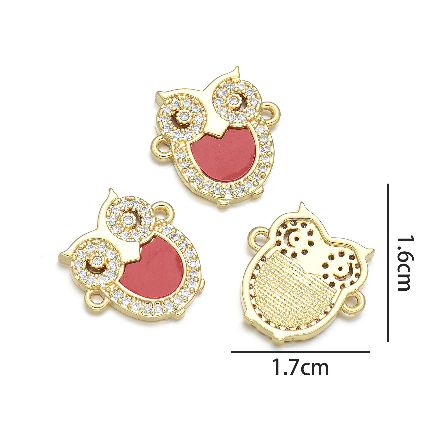 Owl (Red turquoise)