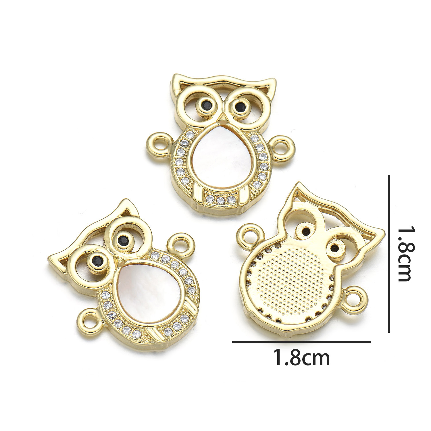 Owl pendant (natural shell)