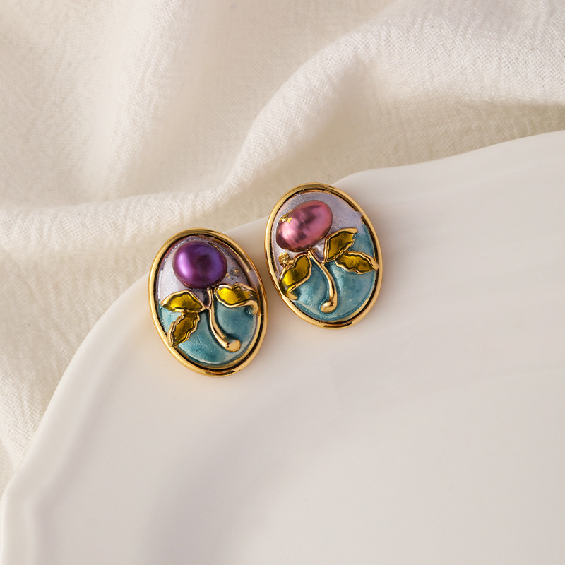 [s925 silver needle + freshwater pearl]: nl10645e