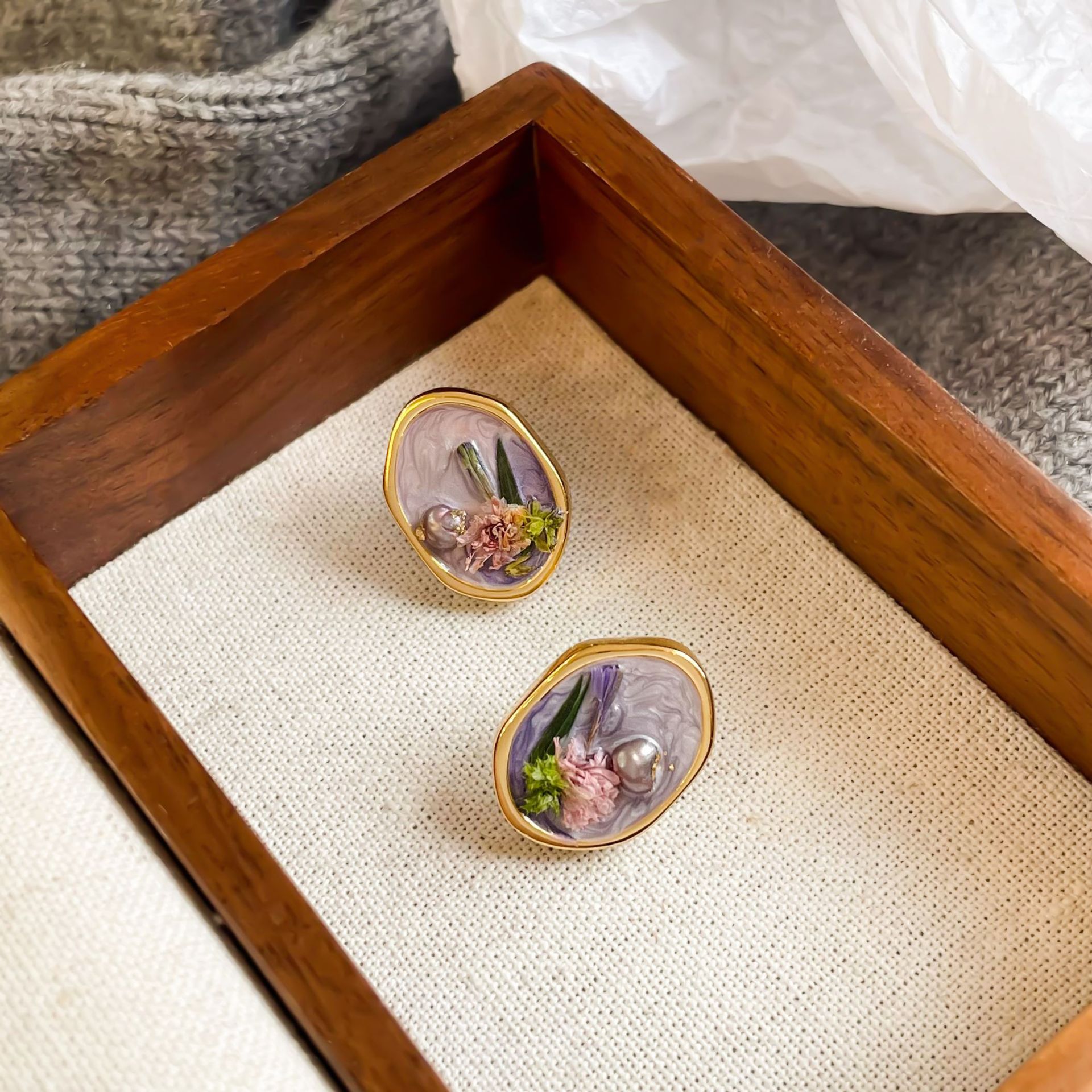 [s925 silver needle + freshwater pearl]: nl09015e