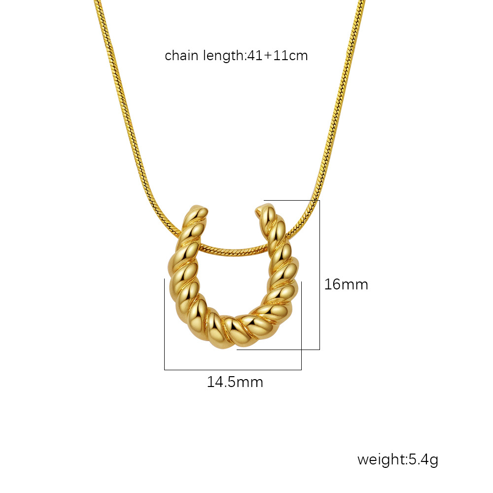U-shaped gold